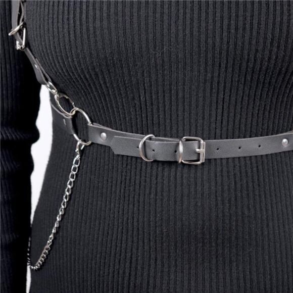 Waist Belt Fashion Harness Body Chest Belt With Chains - Lb-472-xxl main image 6